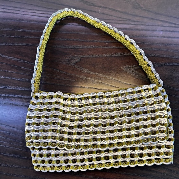 Escama Studio Francisca Flap Shoulder Pop Tab Bag (Olive Green) - Picture 8 of 8